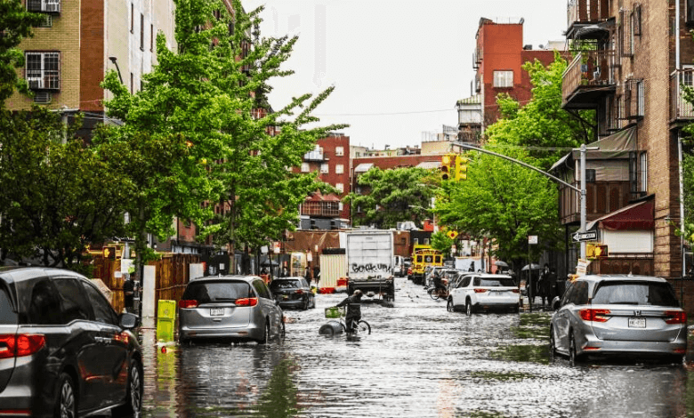 NYC Flooding,New York City Flash Floods,Climate Resilience,New York Under Flood,After Effects of New York Flood