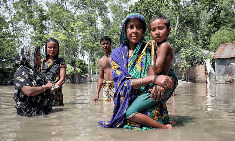 climate change affects women