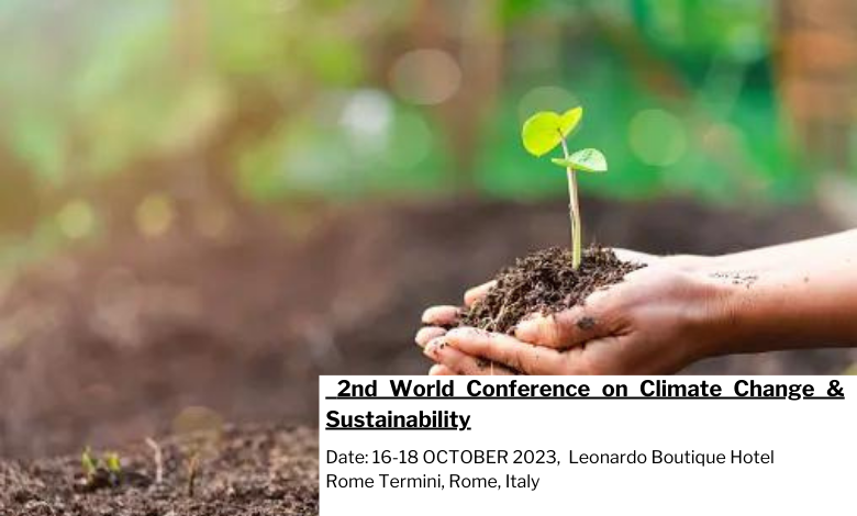 2nd World Conference on Climate Change & Sustainability