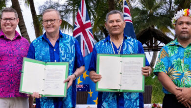 australia's climate change visas for tuvaluans, pacific partnership