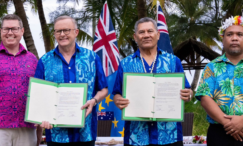 australia's climate change visas for tuvaluans, pacific partnership