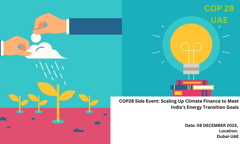 Scaling Up Climate Finance to Meet India’s Energy Transition Goals