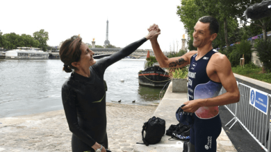 Paris 2024: French sports minister takes a dip in Seine amid controversies over river's cleanliness