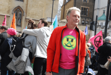 chris packham pushes for change in climate protests