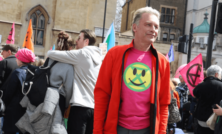 chris packham pushes for change in climate protests