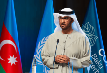 cop28 president sultan al jaber stresses the need for action as cop29 baku begins