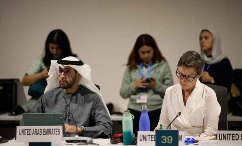 uaes comprehensive discussions at cop29 summit in preparation for un 2026 water conference