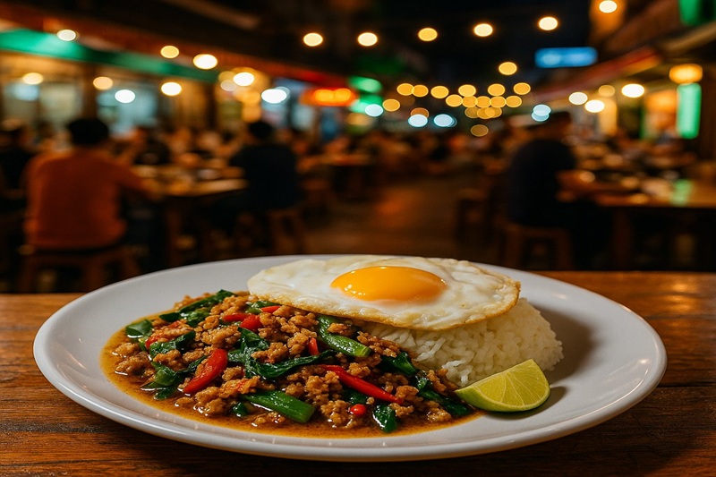 bangkok night market food