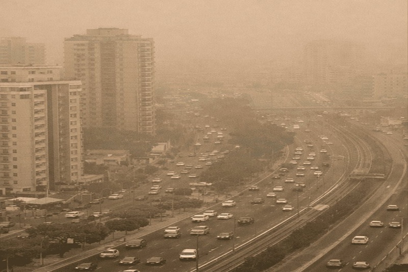 Lucknow PM10 Dust Pollution 1 Lucknow PM10 Dust Pollution