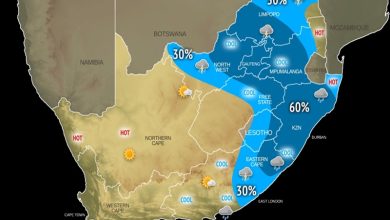 South Africa thunderstorms provinces forecast South Africa thunderstorms provinces forecast