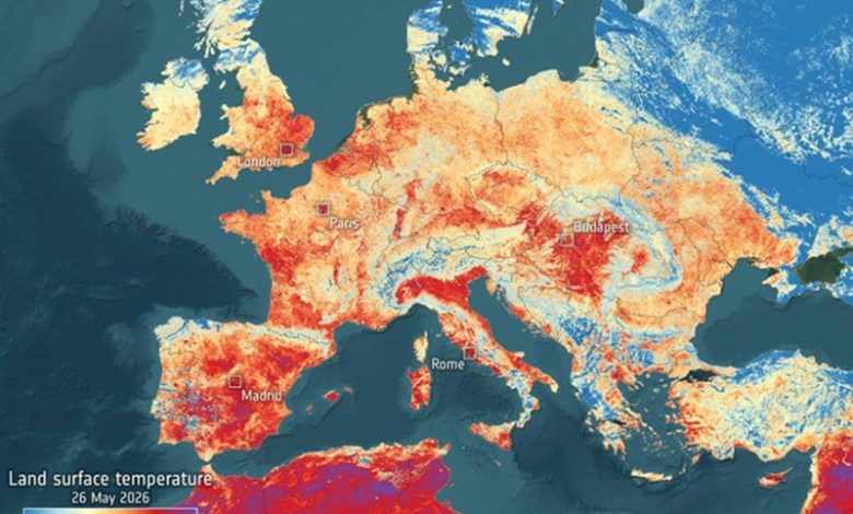 Europe Heat Dome Peaks Today Europe Heat Dome Peaks Today