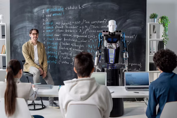 AI classroom technology students learning future AI technologies transforming classrooms and the future of education