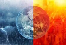 Earth With Extreme Weather Conditions Earth With Extreme Weather Conditions