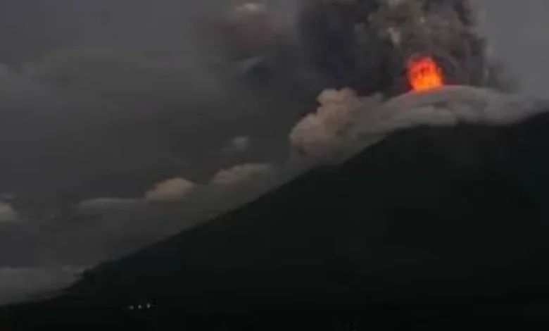 Fuego Volcano Eruption