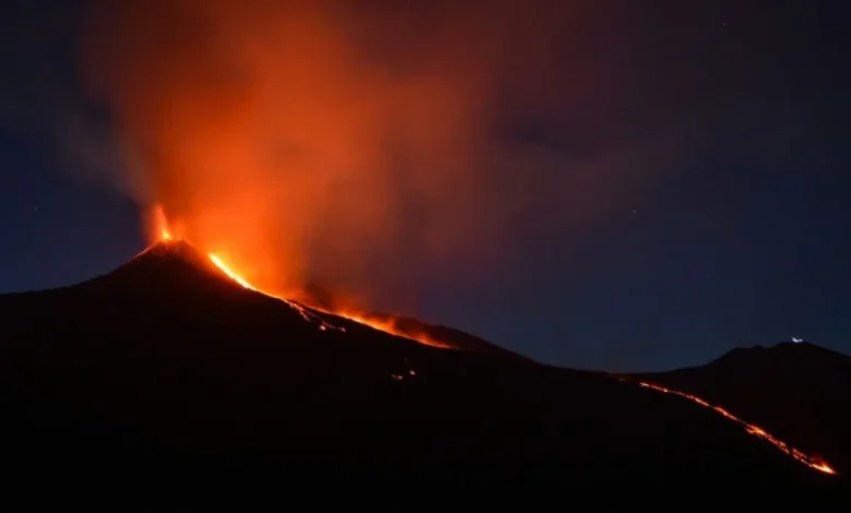 Etna ash disruption