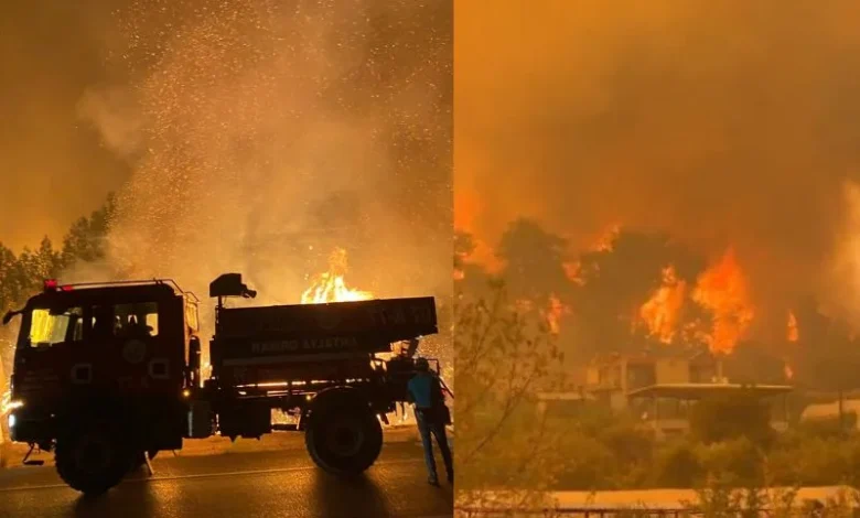 Antalya Turkey wildfire