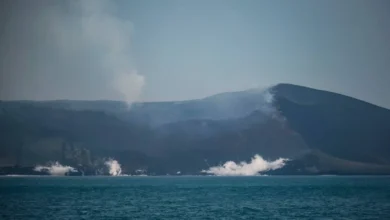 Indonesia Detects New Land Formations Near Anak Krakatau After Fresh Volcanic Eruptions Anak Krakatau eruption