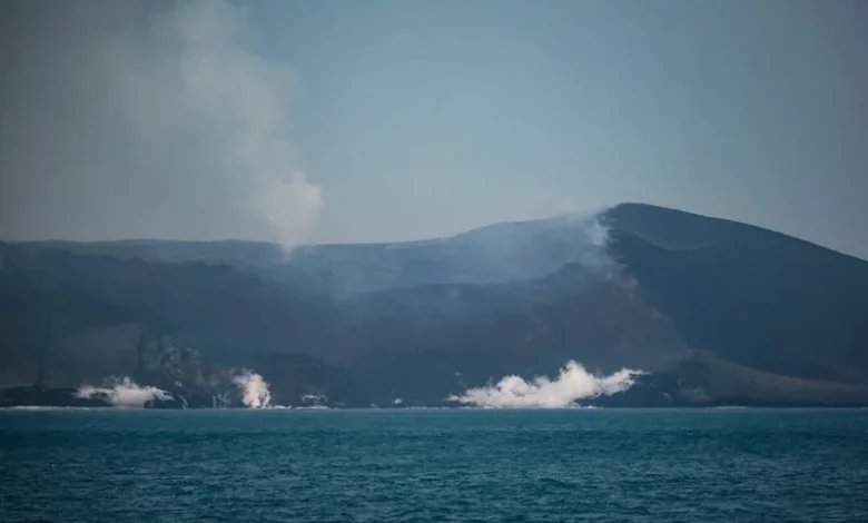 Indonesia Detects New Land Formations Near Anak Krakatau After Fresh Volcanic Eruptions Anak Krakatau eruption
